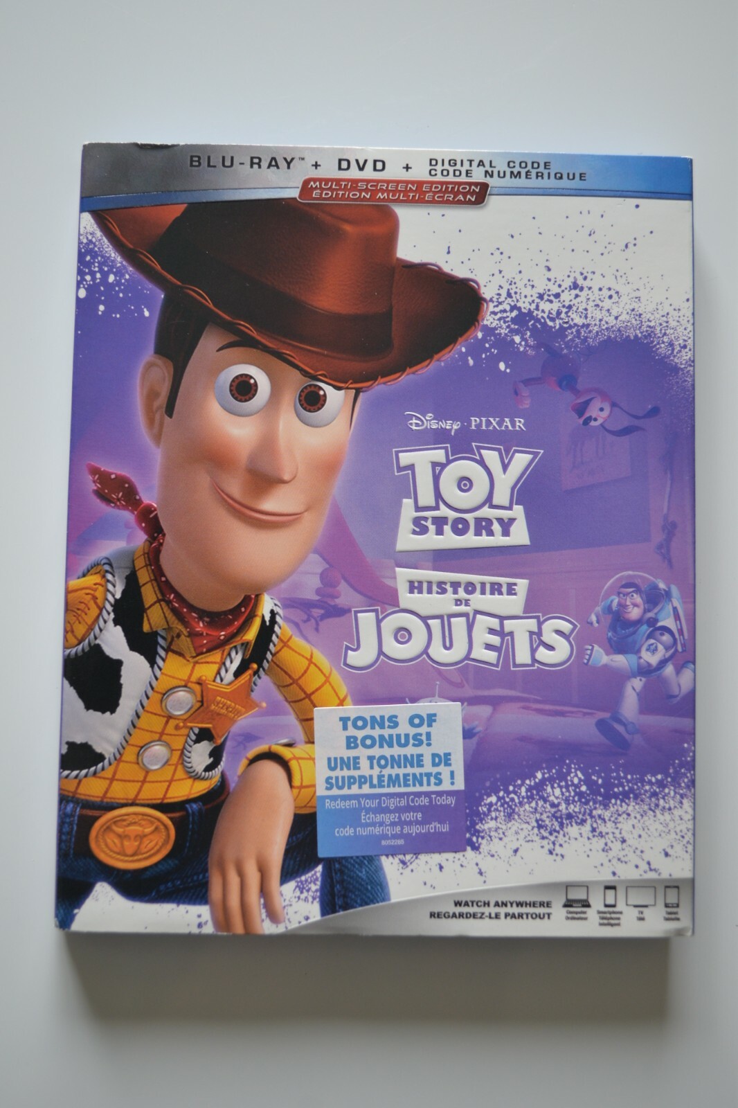 トイ・ストーリー（DVD,Blu-ray,UHD） Toy Story (Blu-ray+DVD+Digital code, 2019) (Bilingual) with