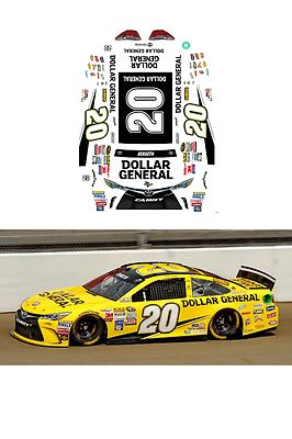 #20 Dollar General 2015 HO scale WATER SLIDE decal AFX Tyco Lifelike Autoworld