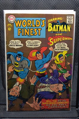 World's Finest Comics #168 DC Silver Age 1967 Batman & Superman Robin 5.0