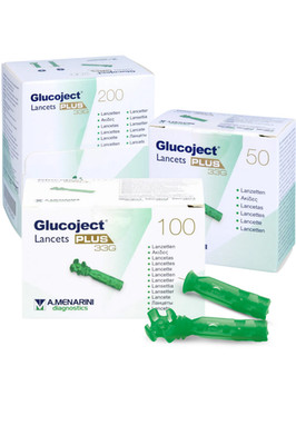 Glucoject Lancets Plus 33G  Einweg-Lanzetten für Diabetes 50, 100 oder 200 Stück