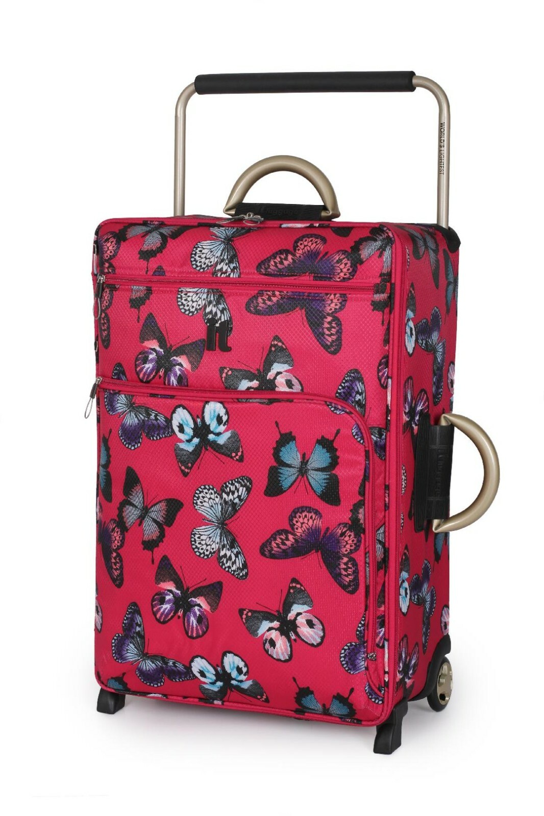 it luggage world's lightest large 4 wheel soft suitcase