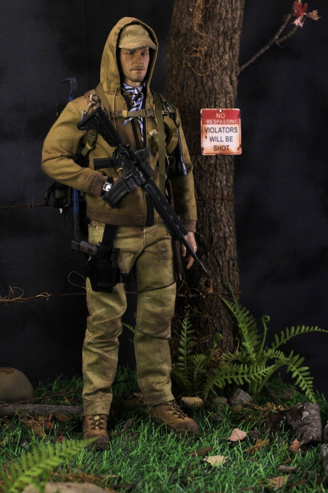 DAM TOYS, SOLDIER STORY, E&S 1:6 SCALE CUSTOM MODERN ERA APOCALYPES SURVIVOR #6