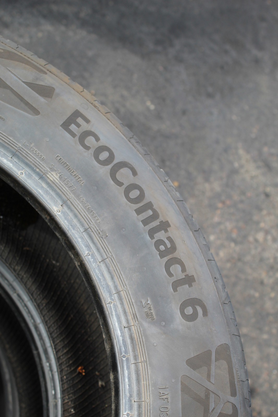 225 60 18 Continental, Eco Contact6 XL 104V, x2 A Pair 4.8mm (F1_tyres) FO L3623
