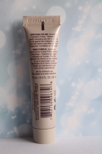 Laura Mercier Foundation Primer RADIANCE .5 oz / 15 ml Travel Size