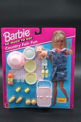 Mattel 67171 Barbie So Much To Do Country Fair Fun Collectible Accessories NIP