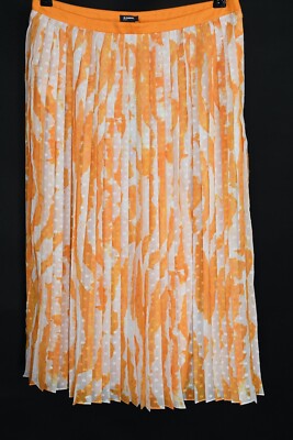 Jil Sander Navy Orange Midi Skirt Women's size 40