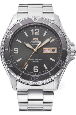 Pre-owned Orient Watch - Ra-aa0819n19b For Male Iron Grey In Steel