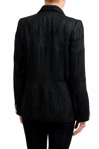 Pre-owned Martin Maison Margiela 1 Wool Black One Button Women's Blazer Sz Xs S