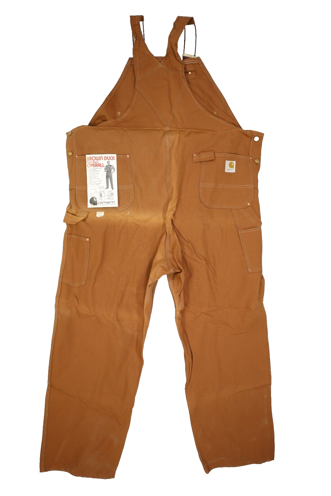 Carhartt BIB OVERALL 30 X 32 ブラウン Carhartt BIB OVERALL 30 X 32 ブラウン Carhartt Rugged Flex