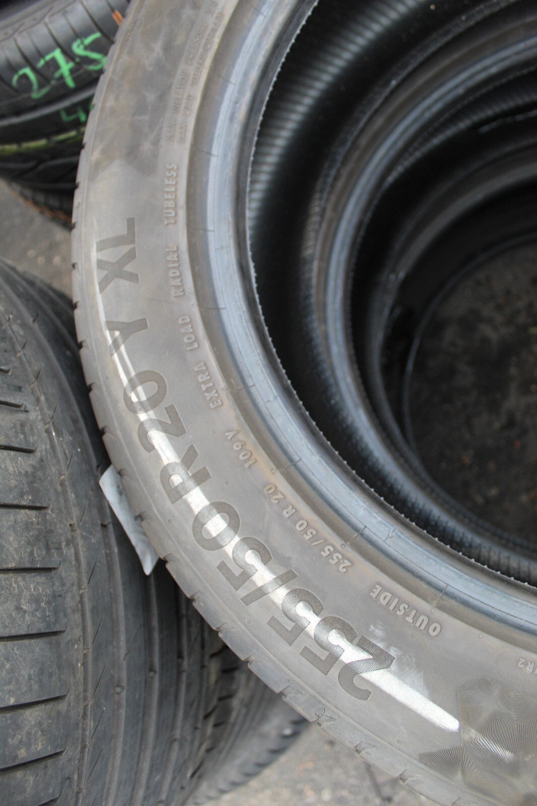 255 50 20 Continental, PC 6, XL, 109Y x2 A Pair 5.5mm (F1_tyres) L2860