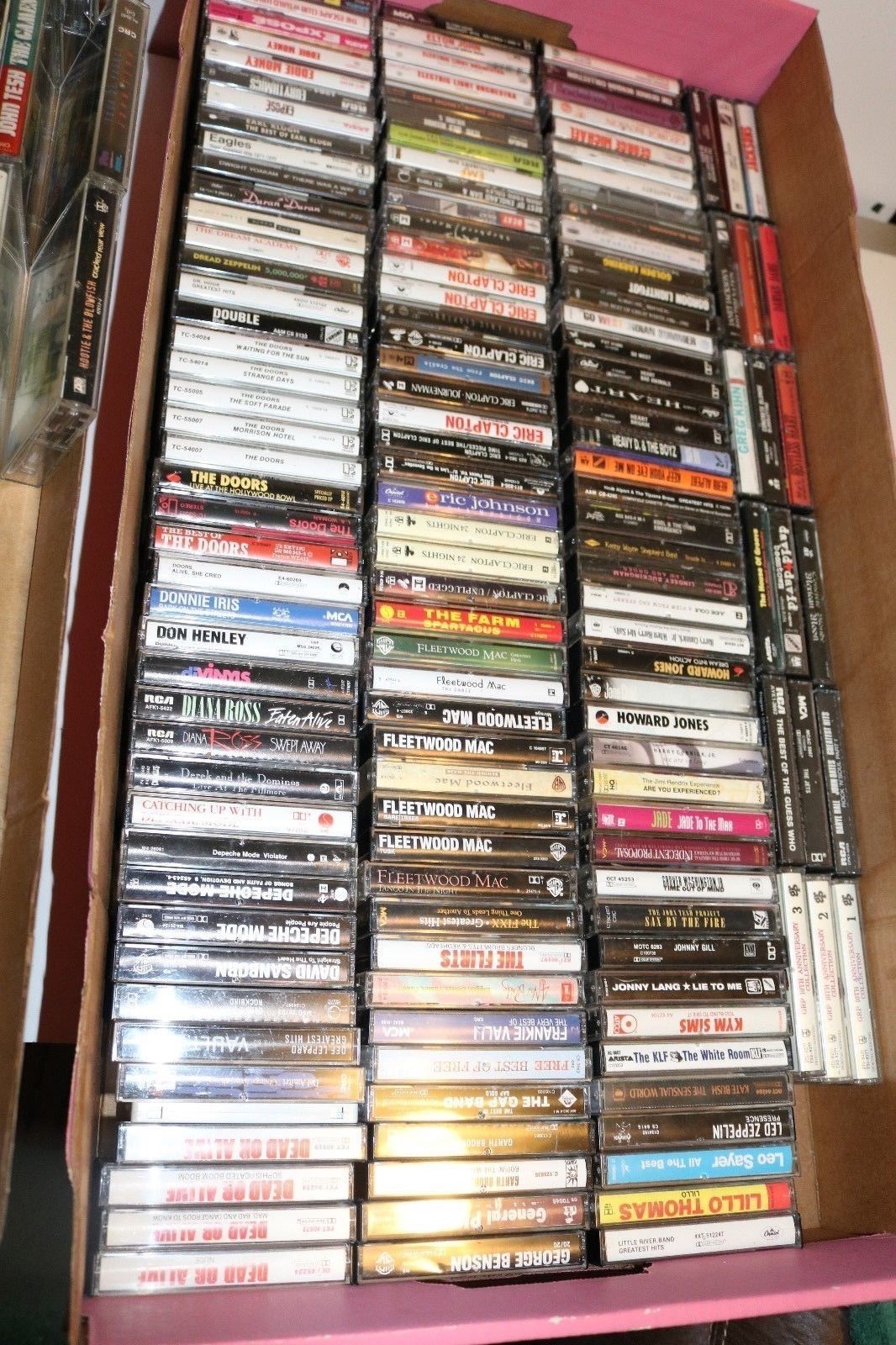 HUGE LOT 593 Personal Music Cassette Collection Rock Pop Alternative and more