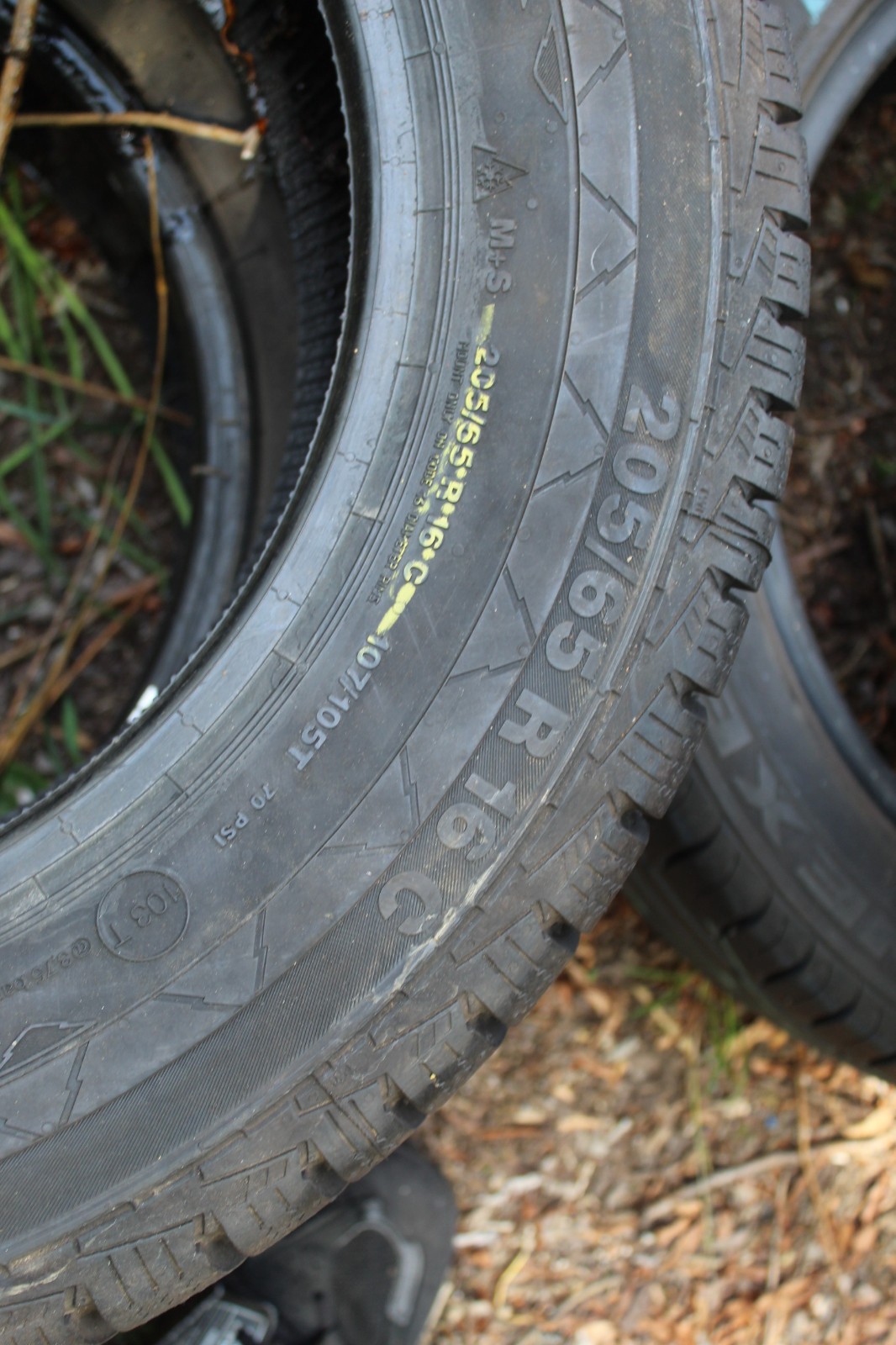 New 205 65 16C Continental, Winter, 107/105T, x1 Single Tyre (F1_tyres) X29