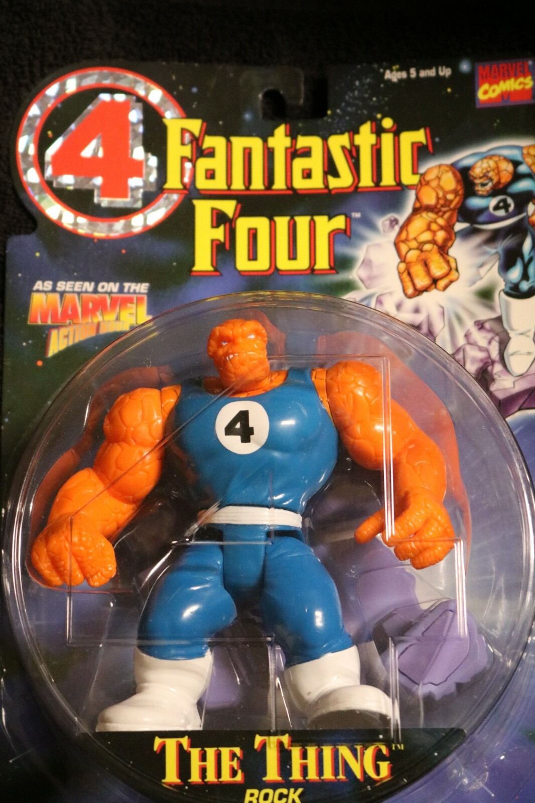 Fantastic Four: The Thing with Rock Breaking Action (MOC