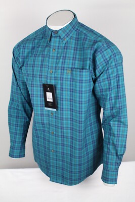 Ariat Men's Pro Series Brixton Classic Fit Shirt Button Western Spellbound Teal