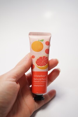 Cristalbox Natural Pure Hand Cream Grapefruit NEW Sealed 30g