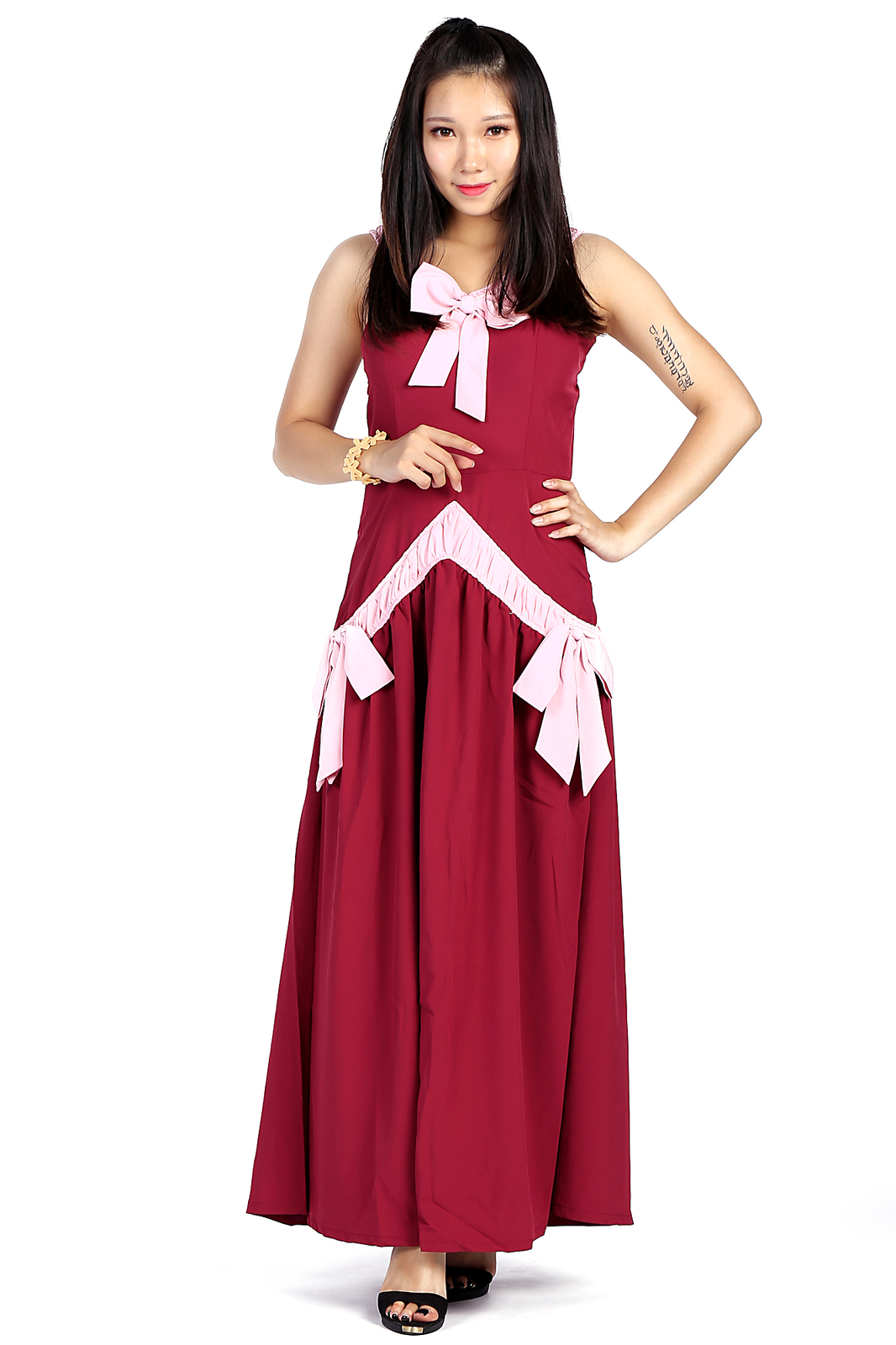 Fairy Tail Cosplay Costume The Demon Mira Mirajane Strauss Red