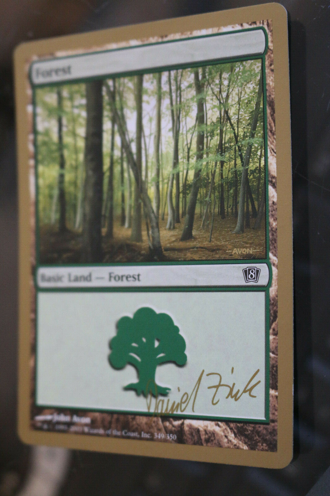 マジック：ザ・ギャザリング 2003 world championship (Daniel Zink) Forest Daniel Zink SB World Championship Decks 2003 card MTG
