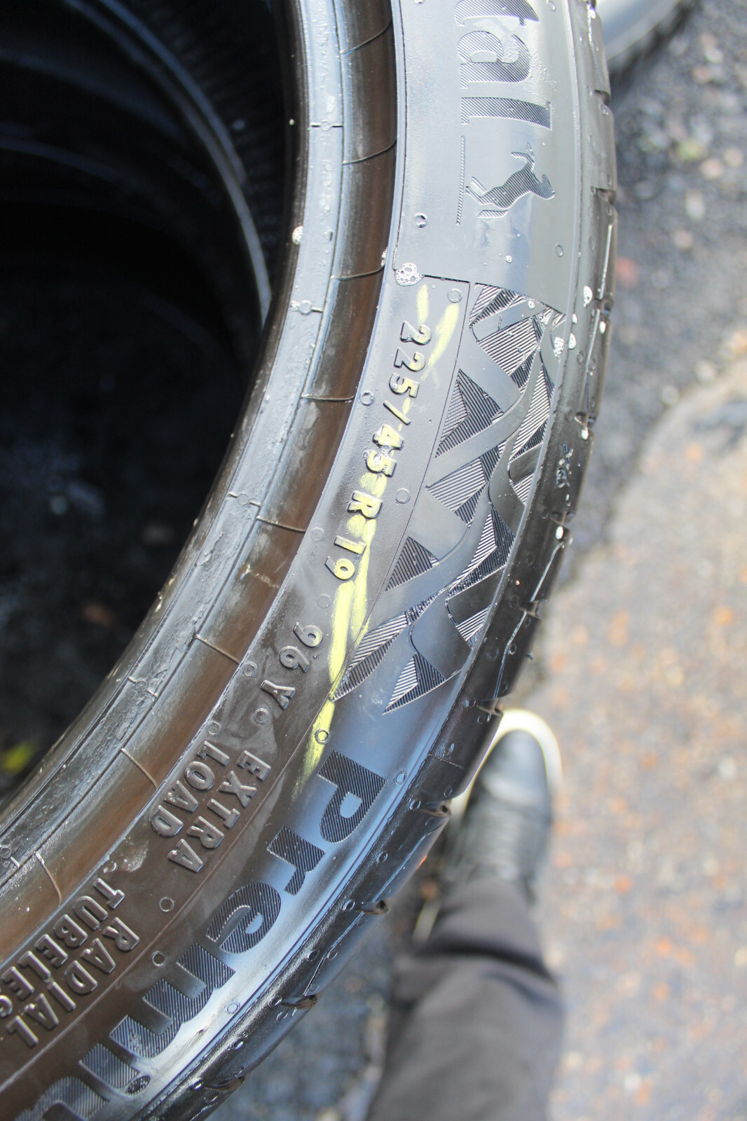225 45 19 Continental, PC 7, EV, XL, 96Y, x2 A Pair 6.5mm (F1_tyres) L3000