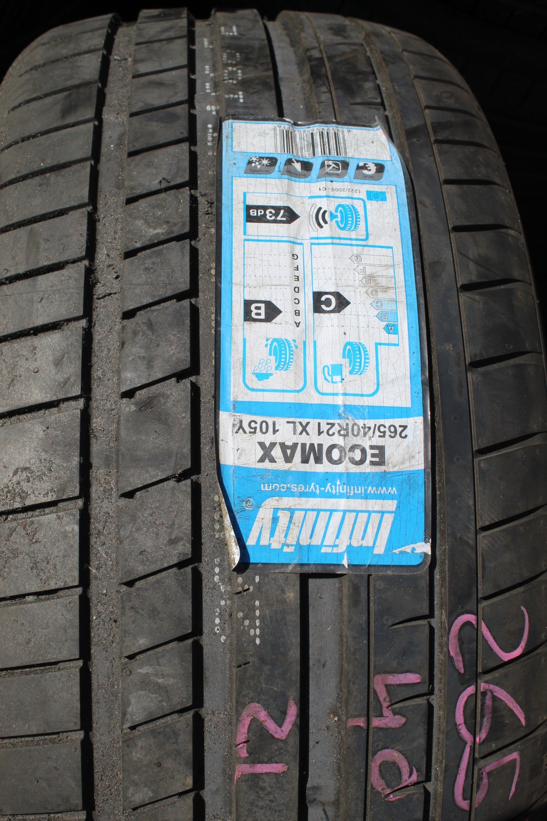New 265 40 21 Infinity, Eco Max, XL, 105Y, x1 Single Tyre (F1_tyres) YD094