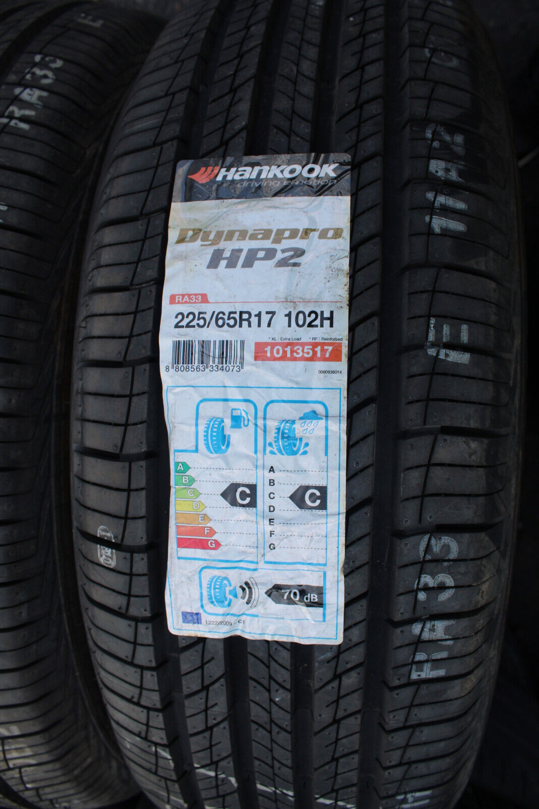 New 225 65 17 Hankook, Dynapro HP 2, M+S, 102H, x2 A Pair (F1_tyres) L2566