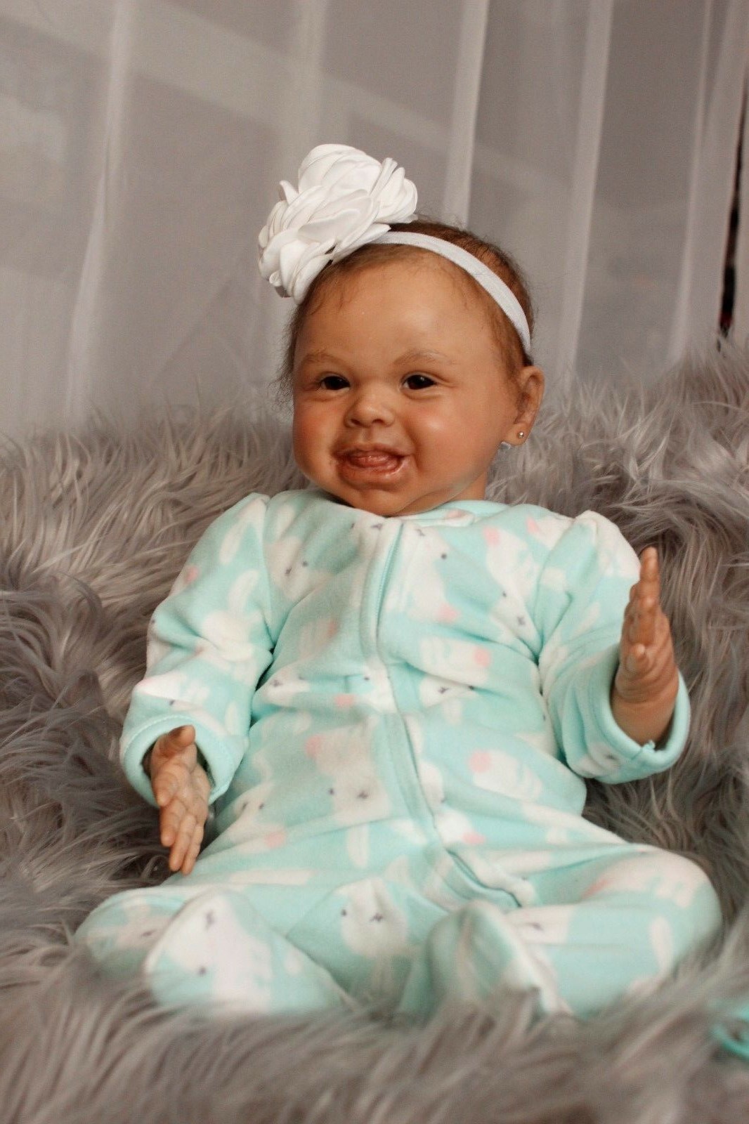 *~Harper~* Biracial Reborn Newborn baby girl by Andrea Arcello RARE! SOLD OUT LE