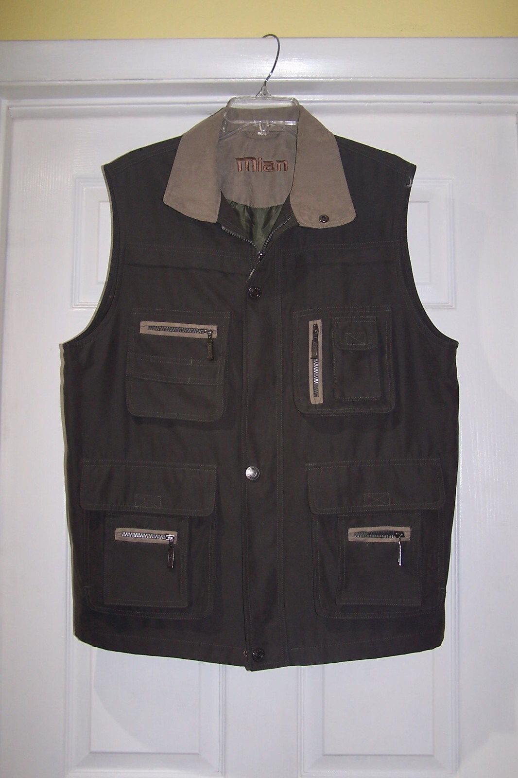 【emi】Satin Pocket Vest emi】Satin Pocket Vest Jim-GEM 8-Pocket Nylon Mesh Cruiser