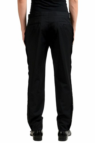 MARTIN MAISON MARGIELA 14 HERREN 100% WOLLE SCHWARZ SMOKING ANZUGHOSE GRÖSSE 30 32 34 36