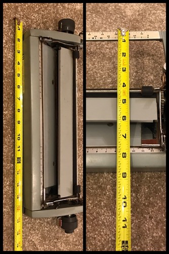 Vintage Typewriter Underwood Parts CARRIAGE, LEVER, ROLLER Steampunk Art 1960s