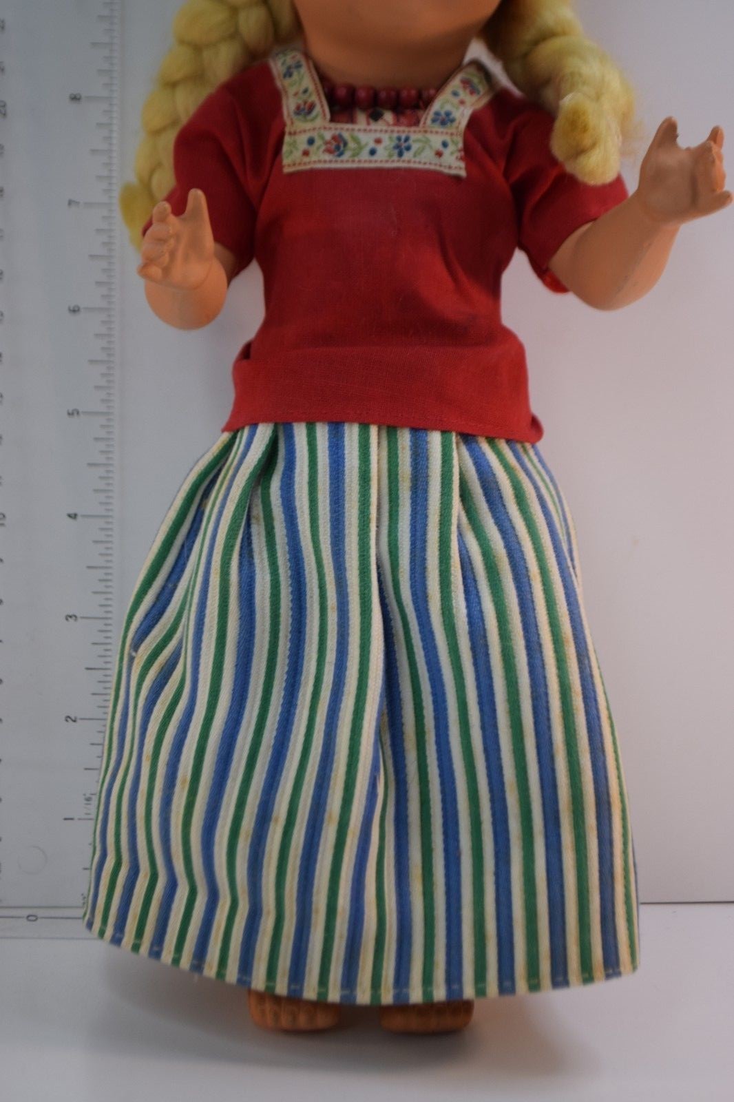 Vintage Blonde Doll Plastic