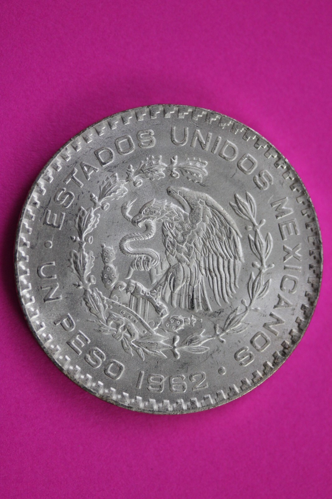 Gem BU 1962 Mexico 1 Peso Libertad Silver Coin .100 Fine