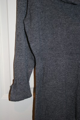 New Oh Baby by Motherhood maternity gray cowl neck sweater Large L 12-14
