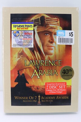 Lawrence Of Arabia DVD 40th Anniversary Limited Edition New/Sealed