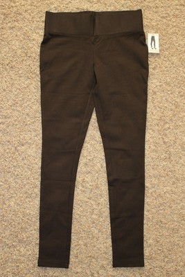 Philosophy Women's Quality Legging Espresso Pants Stretch Thick Waistband $58 S