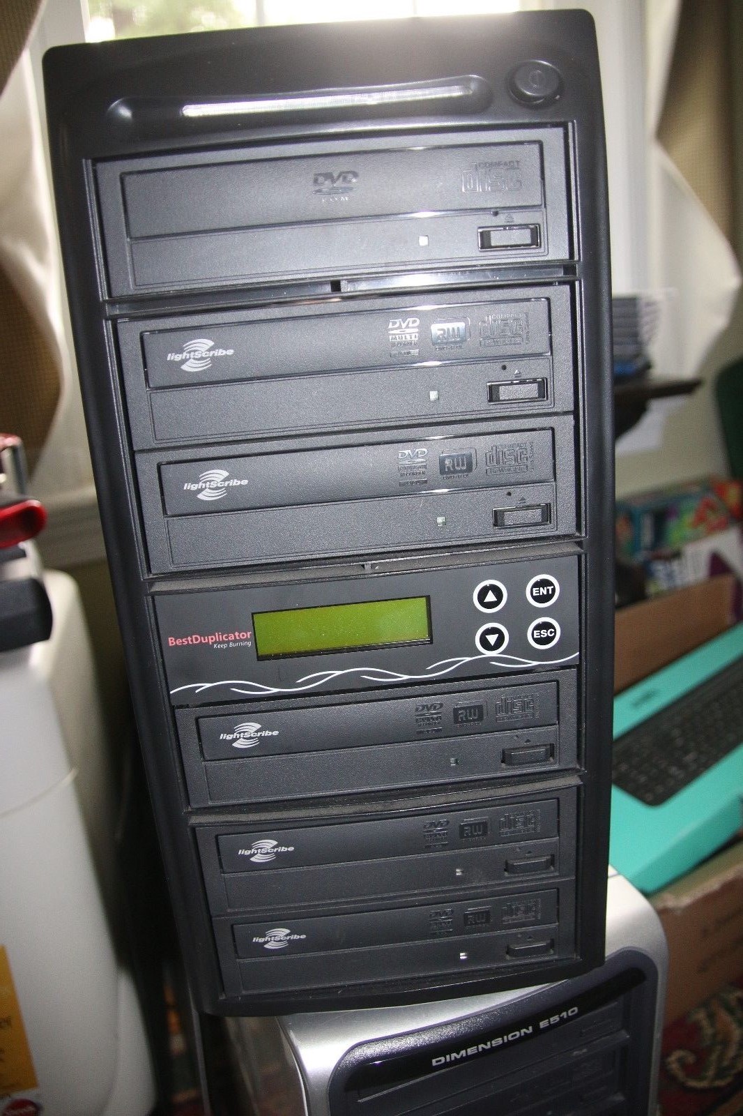 PRO DUPLICATOR 5 DISC  BURNER CD/DVD 24X  DUPLICATOR/RECORDER