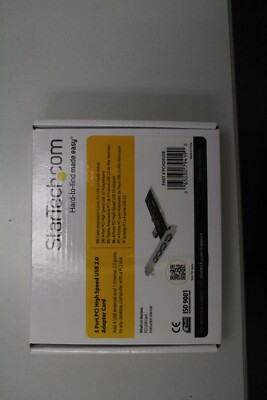 StarTech PCI420USB - 5-Port PCI High Speed 2.0 Adapter Card New