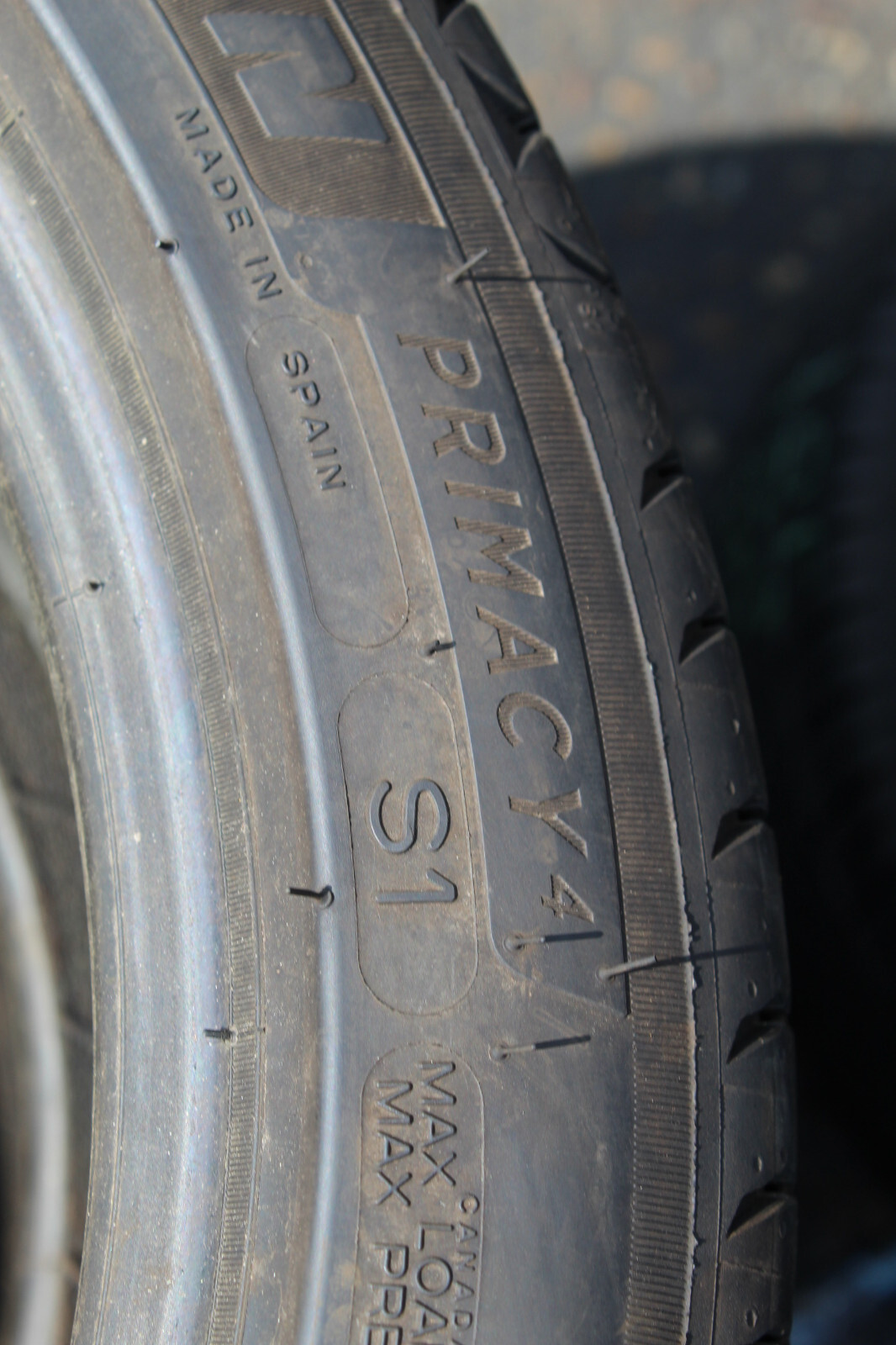 225 45 17 Michelin, Primacy 4 S1, XL, 94V, x2 A Pair 5.5mm (F1_tyres) L3470