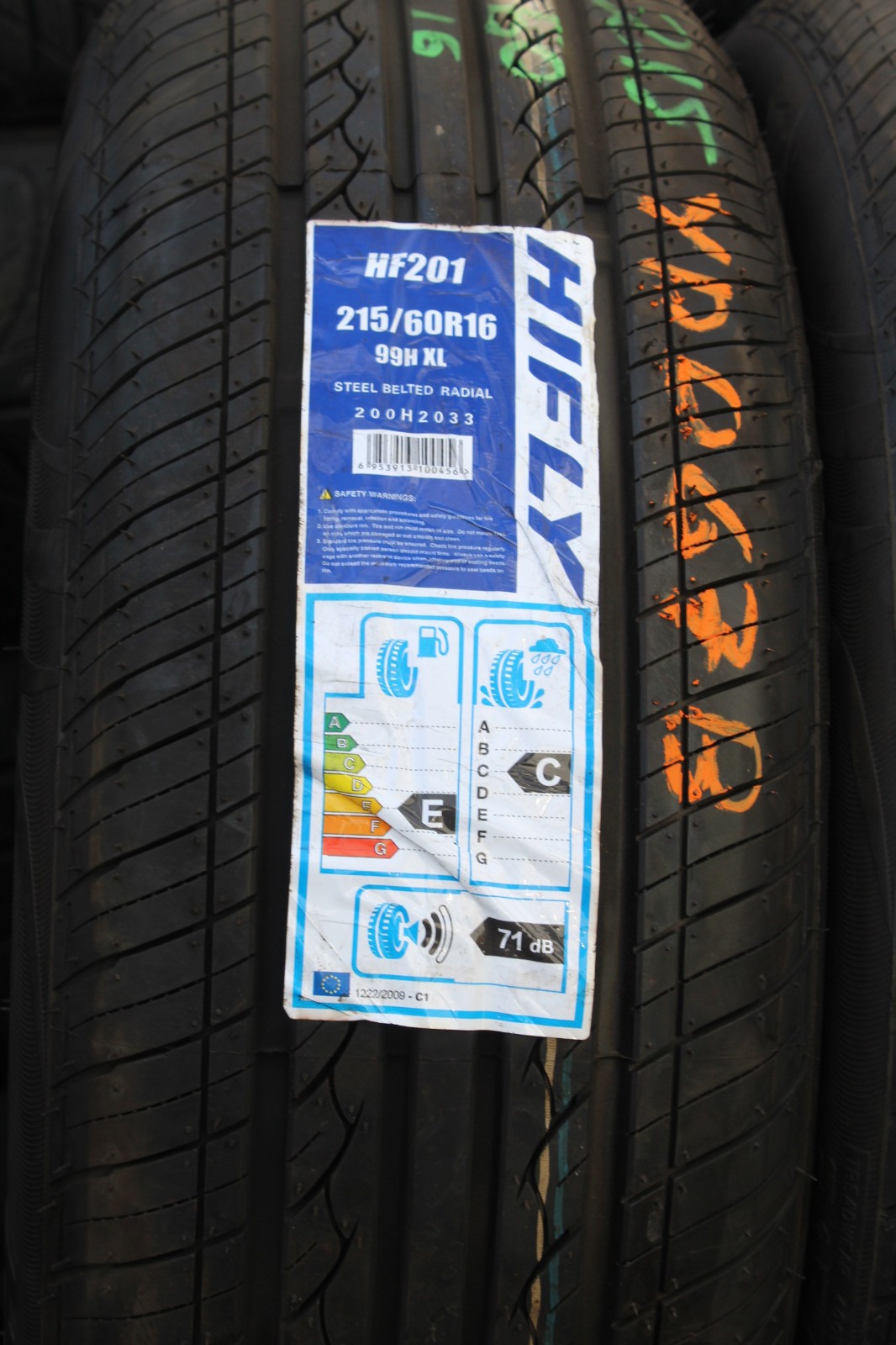 New 215 60 16 Hifly, HF201, XL, M+S, 99H, x1 Tyre (F1_tyres) YD067