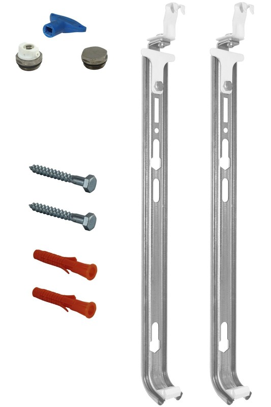 Hk Befestigung HeizkÃ¶Rper Schnellmontagekonsolen Wand Konsole Halterung 30-90cm