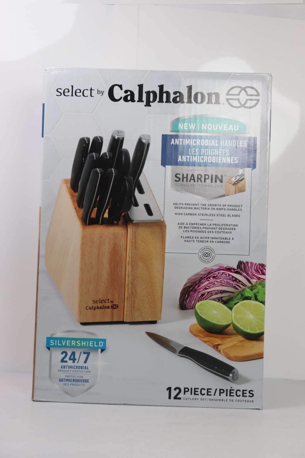 Select by Calphalon 12pc Anti-Microbial Self-Sharpening Cutlery Set