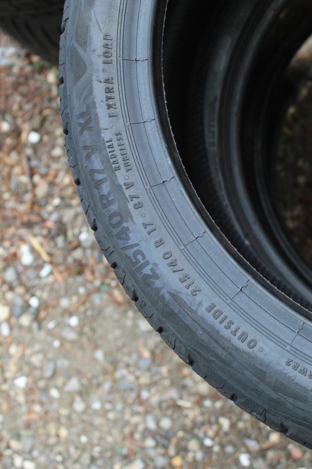 New 215 40 17 Continental, Eco Contact 6, XL, 87V, x1 Single Tyre (F1_tyres) X48