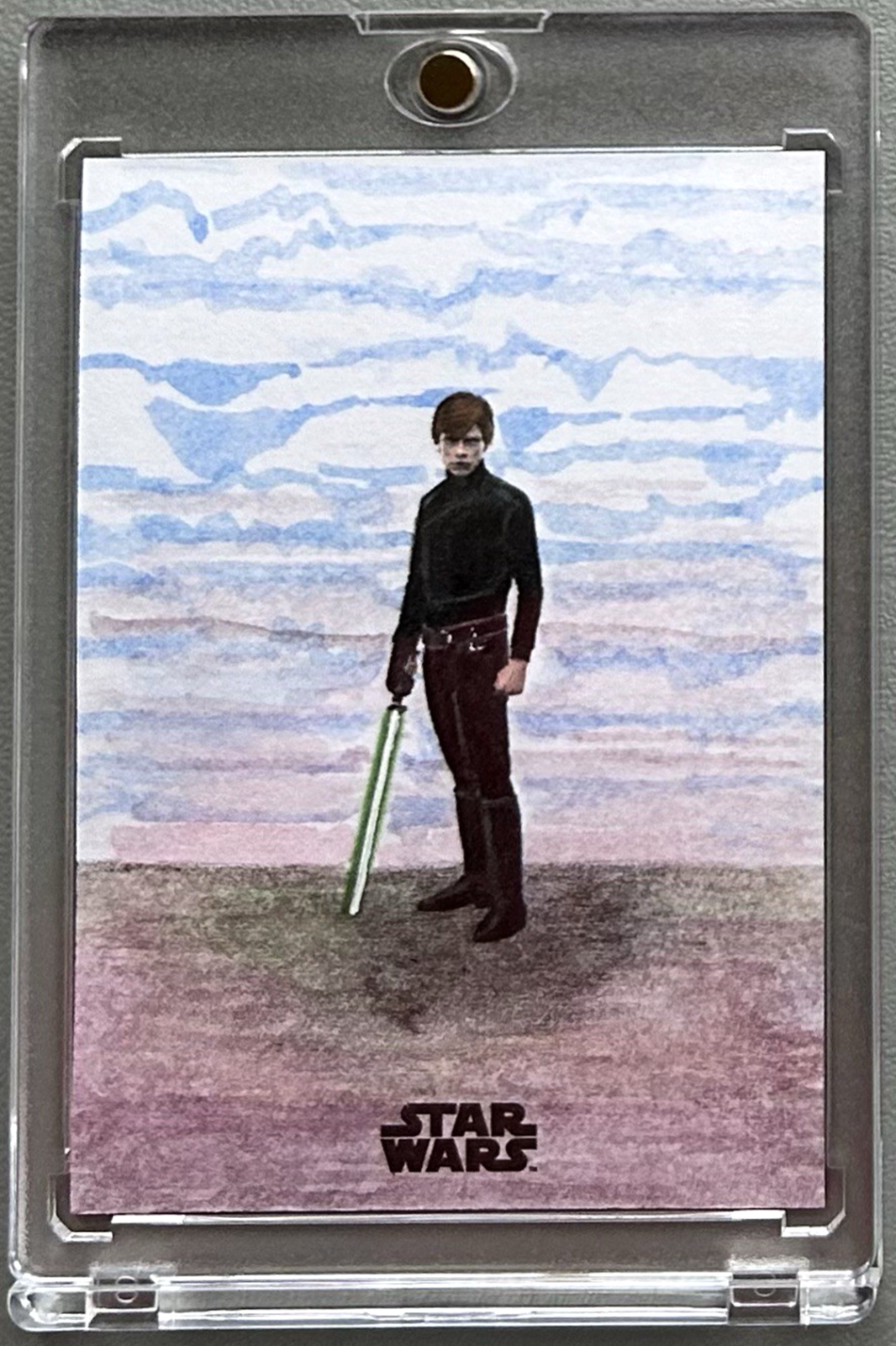 ルークスカイウォーカー1of1 2023 Topps Star Wars Chrome Luke Skywalker 1/1 Sketch Signed