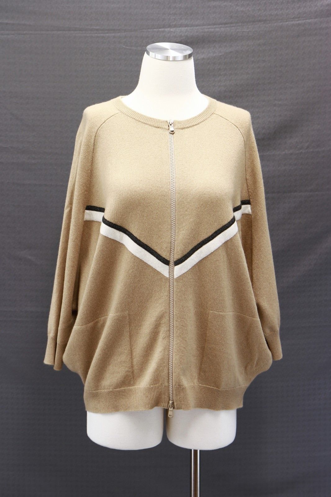 【関税&送料込】Brunello Cucinelli Gonna Midi In Cashmere NWT$3195 Brunello Cucinelli 100% Cashmere Knit Shiny Lurex
