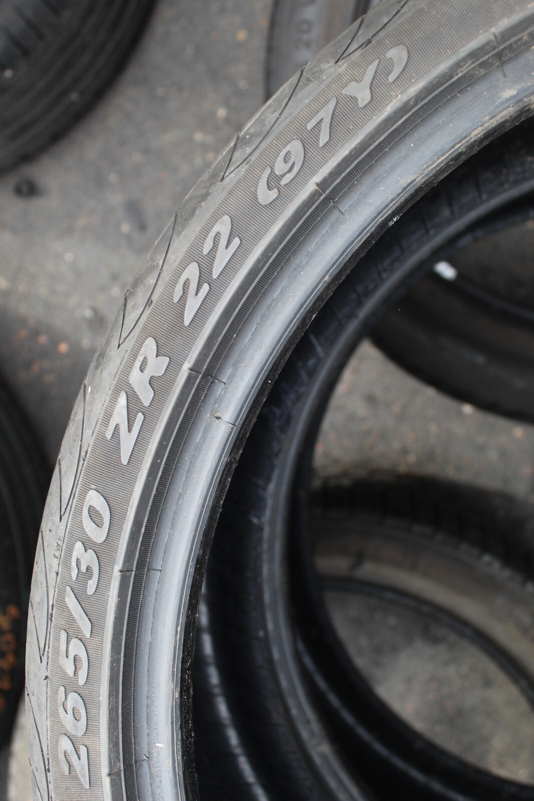265 30 22 Pirelli, P Zero Nero, XL, 97Y, x2 A Pair, 5.5mm (f1_tyres) FO L2494
