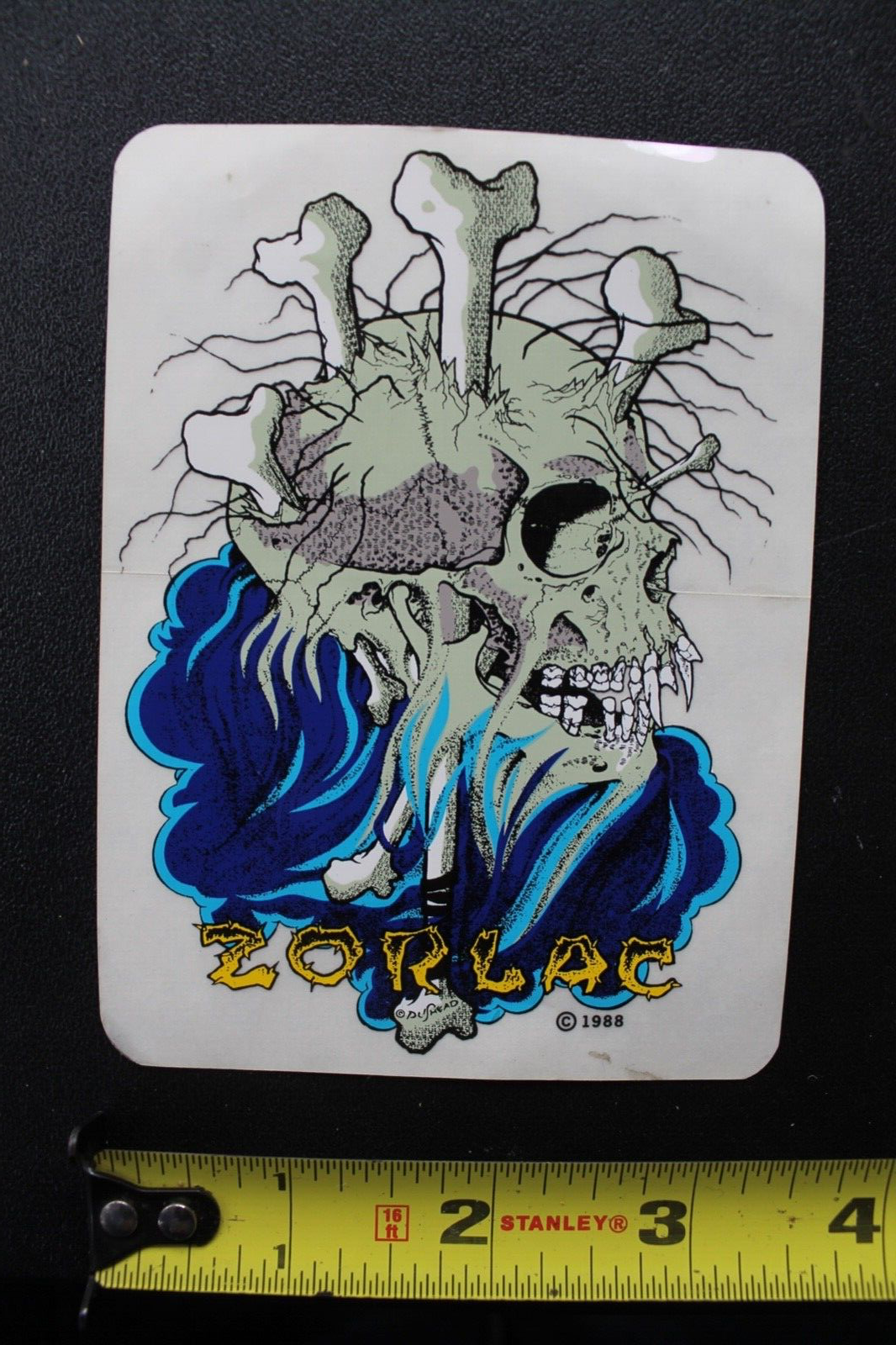 Zorlac Skateboards Pushead Art Metallica 80's Z62B Vintage Zorlac Skateboards Pushead Art Metallica 80's Z62B Vintage