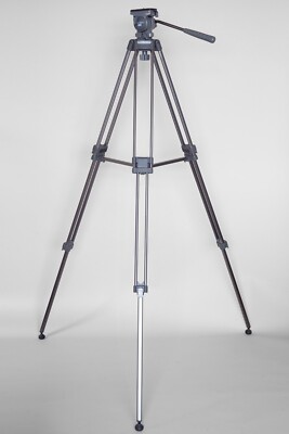 Libec TH-650DV 2-Stage Aluminum Tripod & Video Pan Head w/ Quick Release Plate