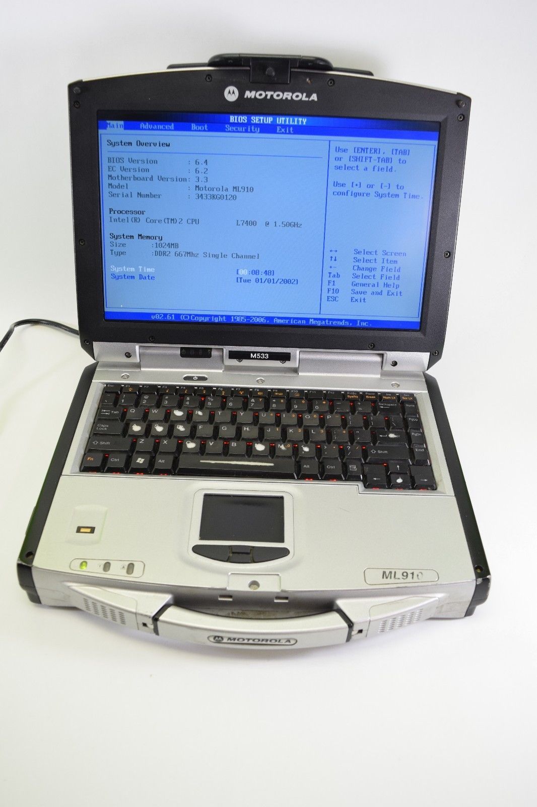 Motorola PC Laptops & Netbooks