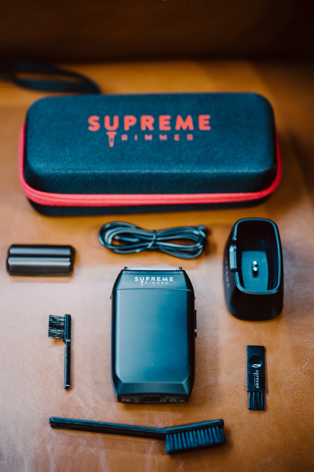 Mens FOIL Crunch Shaver by SUPREME TRIMMER STF602 Wet/Dry Electric Shaver, Black