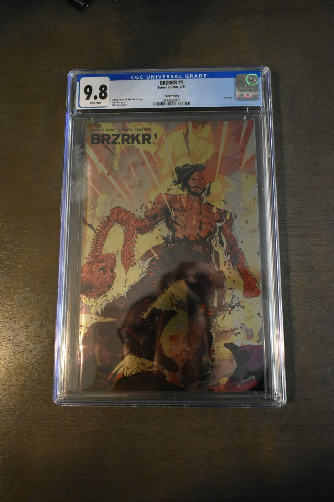 Brzrkr 1 (CGC 9.8) NM/MT 2021 (3rd Print) Foil Cover | eBay