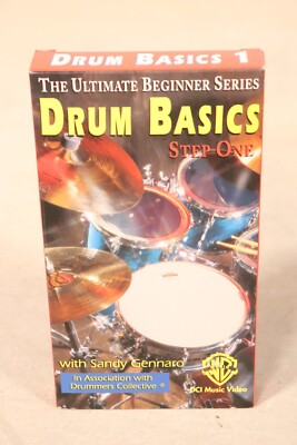 The Ultimate Beginner Drum Basics With Sandy Gennaro VHS Tape