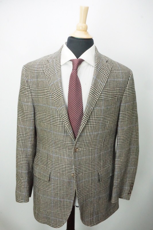 Polo by Ralph Lauren Beige Black Blue Houndstooth Glenplaid 2 Pc